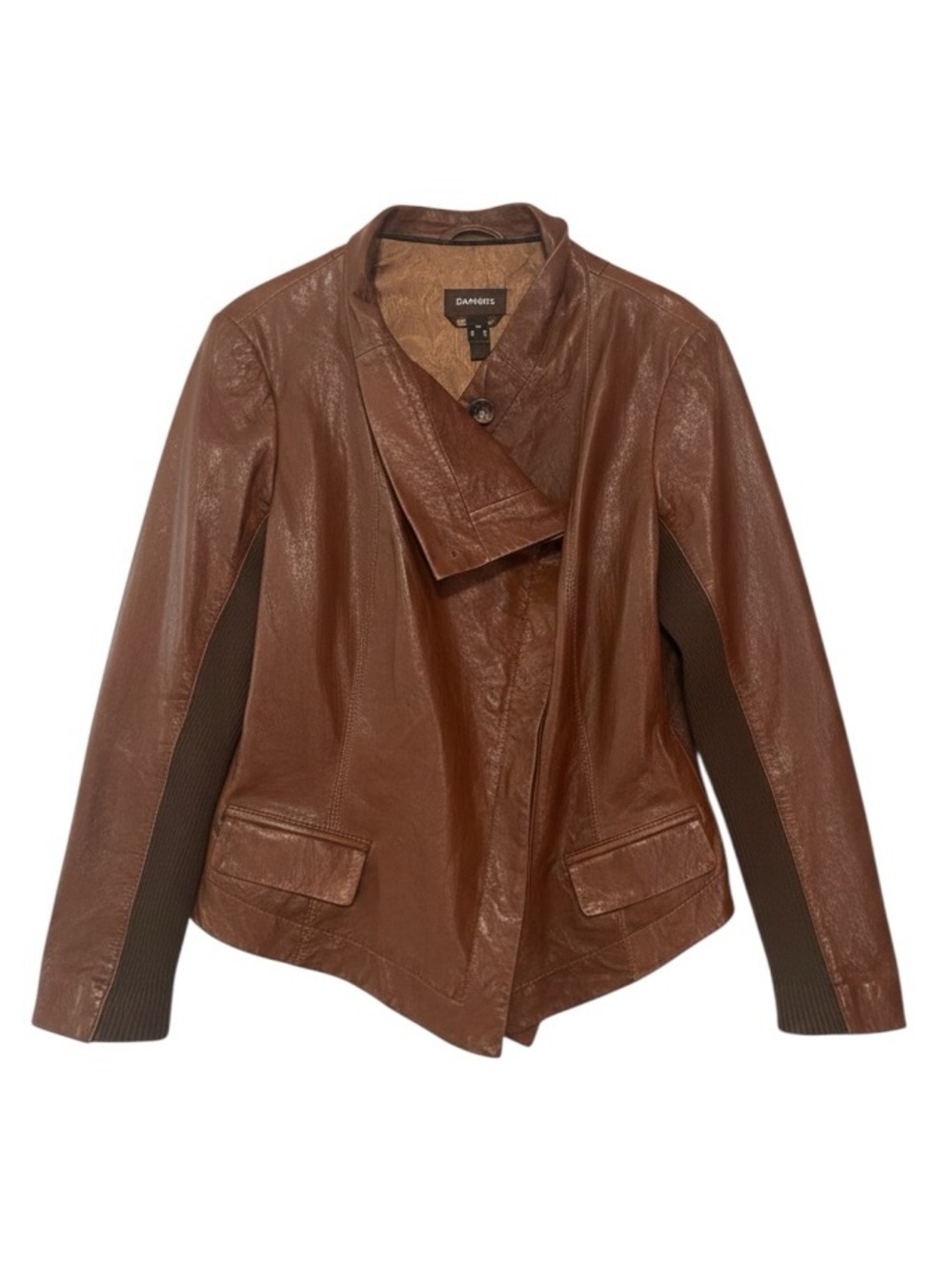💫 RARE FIND 💫 Vintage Danier Italian Leather Rick Owens Inspired Moto Jacket